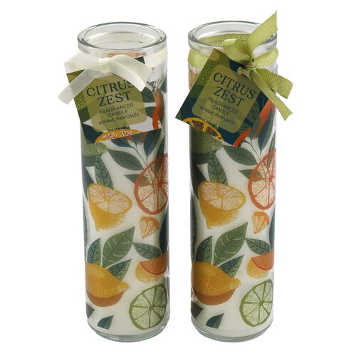 SIL Interiors Citrus Tube Candle 6x20cm